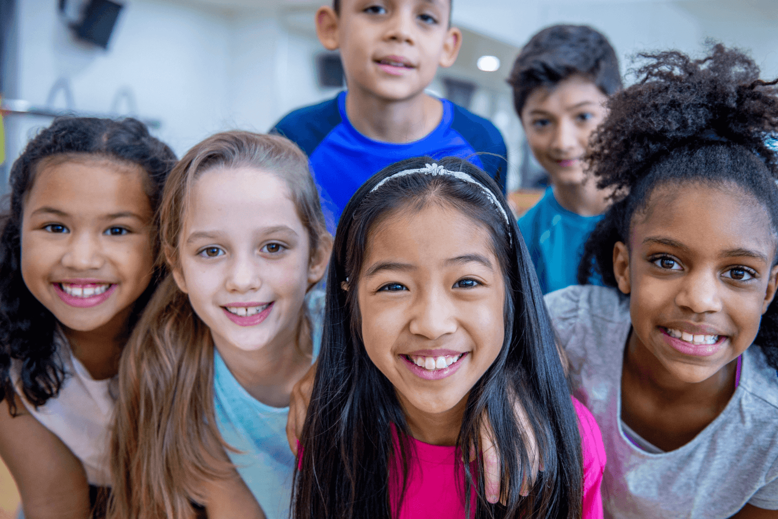 kids together smiling