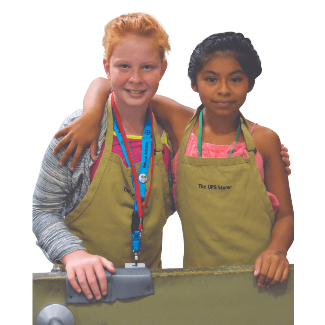 JA girls at UPS UPS JA girls